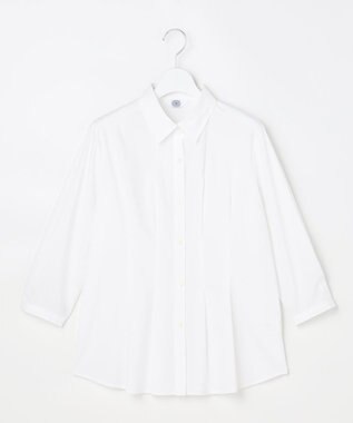 J.PRESS LADIES L 【WEB限定カラーあり】SOFT TC ストレッチ シャツ ブラウス ホワイト系