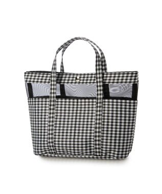UNBILLION カシュカシュ cachecache / ナイロン×メッシュバッグインバッグ ブラックミックス