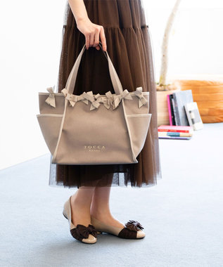 OCTUPLE RIBBON TOTE L トートバッグ L / TOCCA | ファッション通販