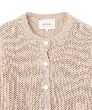 BEIGE， OLIVIER / ニットカーディガン Flax