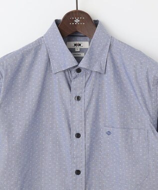JOSEPH ABBOUD 【オーガニックコットン使用】 オーガニックコットンドビーシャツ サックスブルー系7