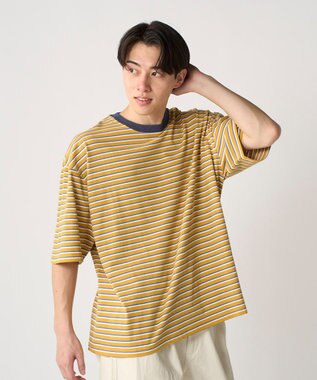 OP／FILA 【Kappa】ウェルネスクラブボーダーTシャツ