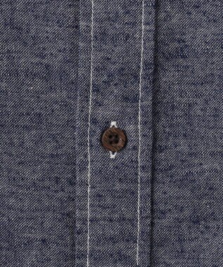 JOSEPH ABBOUD MOUNTAIN 【SPACE／UNISEX】OGスラブシャンブレー シャツ サックスブルー系