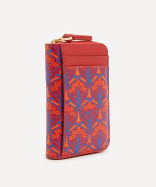 LIBERTY. アイフィス ジップド バーチカル ウォレット レッド