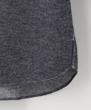 JOSEPH ABBOUD MOUNTAIN 【SPACE／UNISEX】OGスラブシャンブレー シャツ サックスブルー系