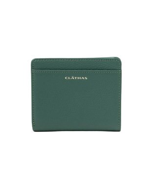 CLATHAS ペルル 外ボックス二つ折り財布 グリーン