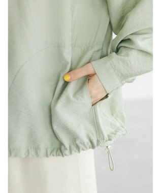 CRAFT STANDARD BOUTIQUE レーヨントロミ羽織りシャツ Light Green