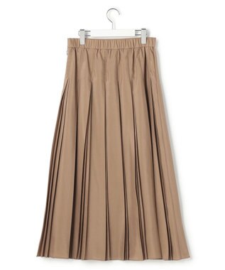 23区 【先行予約】グロッシープリーツ ロングスカート モカ