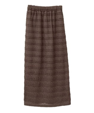 Green Parks ・ＳＵＧＡＲ　ＳＰＯＯＮ　レースフリルナロースカート Brown