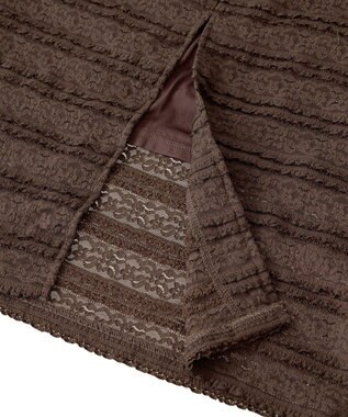 Green Parks ・ＳＵＧＡＲ　ＳＰＯＯＮ　レースフリルナロースカート Brown