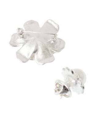 AMERICAN HOLIC ２セットフラワーブローチ Silver