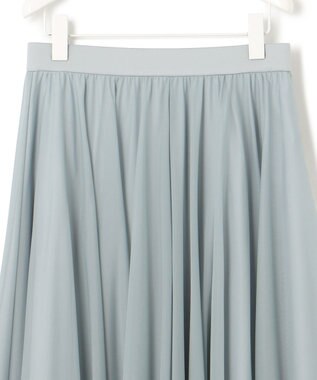 ICB 【洗える】ハイゲージチュール スカート フォグブルー系