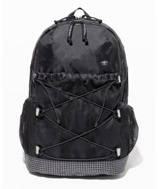 JOSEPH ABBOUD MOUNTAIN 【軽量/ECO撥水/サスティナブル素材/男女兼用】リサイクルリップストップ バックパック 21L ブラック系