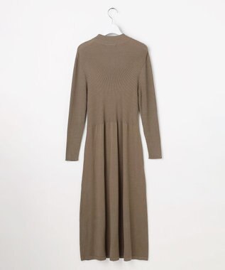 Feroux ジレ付きニット ワンピース ベージュ系