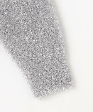 組曲 ラメシャギーニット シルバー系