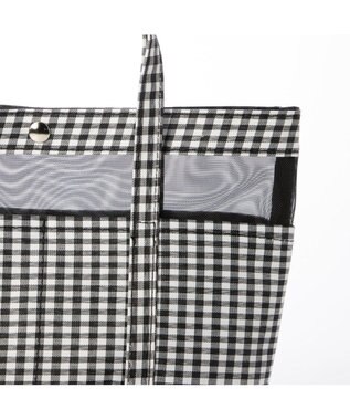 UNBILLION カシュカシュ cachecache / ナイロン×メッシュバッグインバッグ ブラックミックス