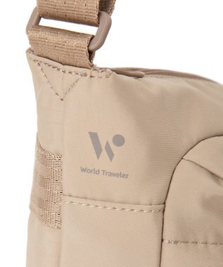 ACE BAGS & LUGGAGE World Traveler ミラ ショルダーバッグ  17532 ワールドトラベラー ベージュ