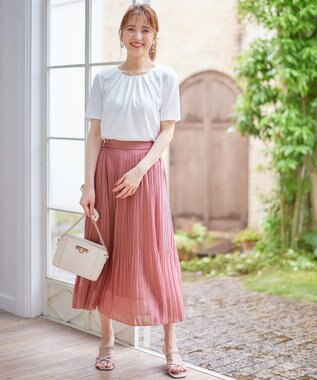 ANY SIS S 【吸水速乾・UVケア・接触冷感】コンフォートジャージークリア カットソー オフホワイト