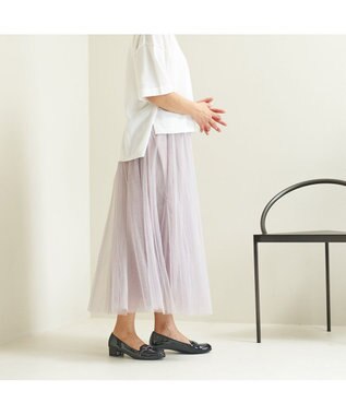 ing <ing>【WEB限定】【レイン対応】ヒールアップビットローファー ブラックエナメル