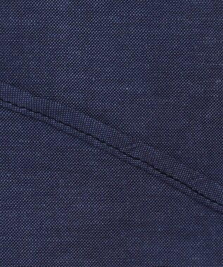 J.PRESS MEN 【HYBRID LINEN】オープンカラーシャツ ネイビー系
