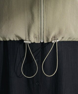 Green Parks シアーZIPベスト Khaki