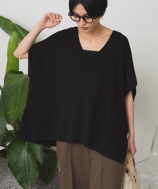 AMERICAN HOLIC Vネックニットベスト Black
