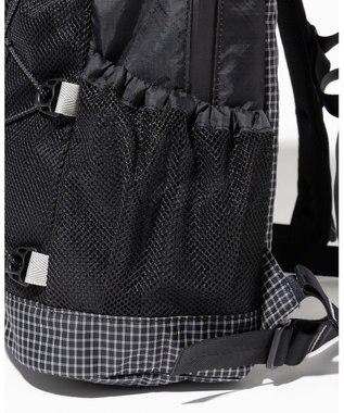 JOSEPH ABBOUD MOUNTAIN 【軽量/ECO撥水/サスティナブル素材/男女兼用】リサイクルリップストップ バックパック 21L ブラック系