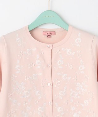 TOCCA 【キャンセル分販売！】【洗える】Queen Necklace Knit カーディガン ピンク系