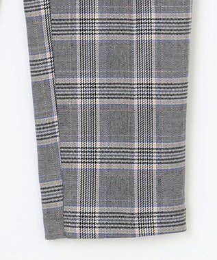 組曲 KIDS 【110-140㎝】キチントチェック パンツ グレー系3