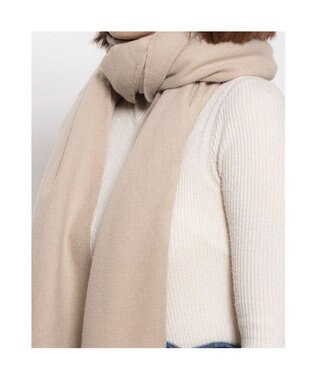 UNBILLION カシュネ cache nez / ツイル無地ストール ベージュ