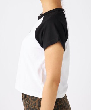 OP／FILA 【Kappa】ショート丈 ラグランミニTシャツ ホワイト