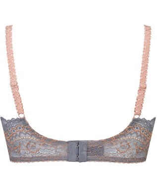 Wing ブラジャー ふっくら、まる胸メイク 背中すっきり 【4000シリーズ】 ブラ PB4000 ウイング／ワコール グレー