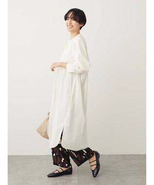 AMERICAN HOLIC バンドカラーシャツワンピース Ivory