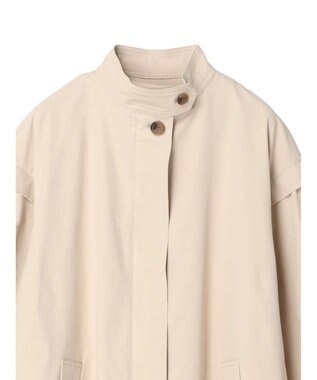 Green Parks 花粉防止　袖タックコート Beige