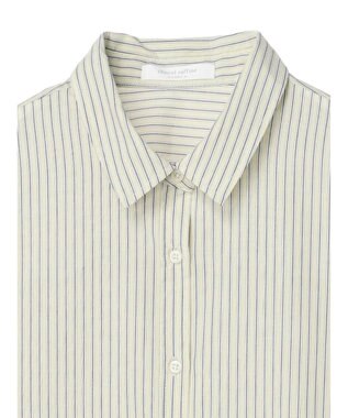 Green Parks ゆったり衿つきシャツ Stripe