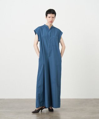 ATON COTTON LAWN | ジャンプスーツ NAVY
