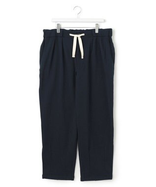 J.PRESS YORK STREET 【UNISEX】裏毛ワイドスウェットパンツ ネイビー系