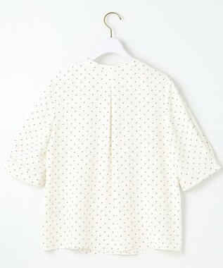 ANY SIS S 【洗える】ラッフルボウ ブラウス オフベース