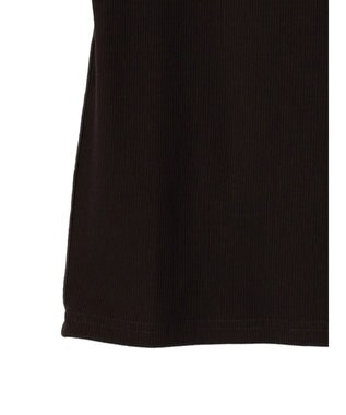 Green Parks ５分袖カットリブプルオーバー Brown