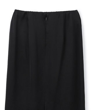 BEIGE， CASSITER / リネンブレンド サテンスカート Black