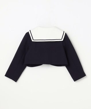 ANY KIDS 【2点セット】セーラージャケット+チェックワンピース ネイビー