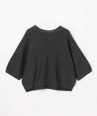 ANY ラミータッチニットT スレート