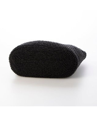 UNBILLION カシュカシュ cachecache / 2wayハンドルメタリックコード編みトートバッグ ブラック