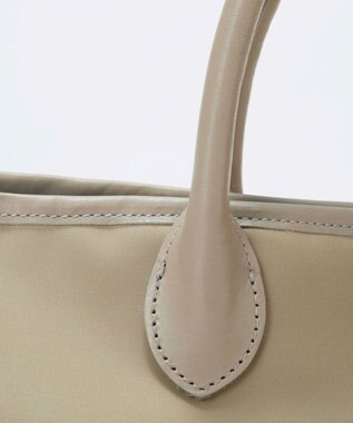 TOPKAPI 【Breath TOPKAPI】ナイロン レザーハンドル シンプル トートバッグ / 軽量 / A4対応 グレージュ