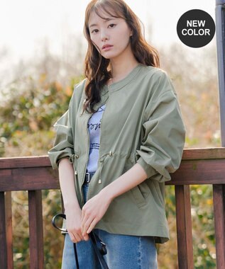 Tiaclasse 【新色追加・洗える】メモリーノーカラードロストブルゾン