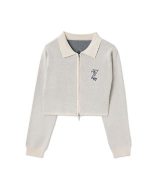 WEGO WZIPスターモチーフニット オフホワイト