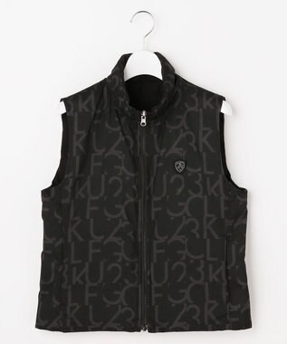 23区GOLF 【WOMEN】中綿リバーシブルベスト ブラック系5