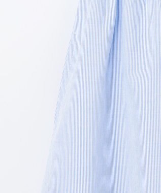 ANY KIDS コードレーン 裾刺繍 ワンピース サックスブルー