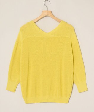 ONWARD Reuse Park 【組曲】ニット春夏 イエロー