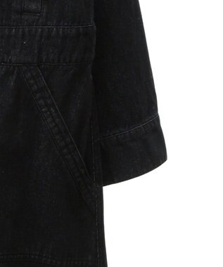 Green Parks ■ＥＳＣＡＲ　デニムロングジャケットワンピース Black